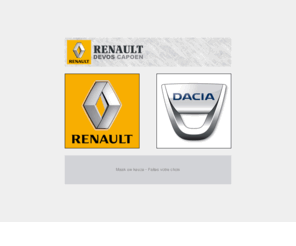 devoscapoen.com: Renault - Dacia Devos Capoen
Garage Renault - Dacia Devos Capoen