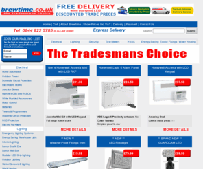 brewtime.co.uk: Electrical and Security Wholesalers |
A UK wholesaler, distributor and supplier to trade and retail of discounted electrical supplies. Our products include burglar alarms, lighting and cctv.
