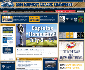 captainsbaseball.com: The Official Site of Minor League Baseball | Lake County Captains Homepage
The Official Site of Minor League Baseball | Lake County Captains Homepage