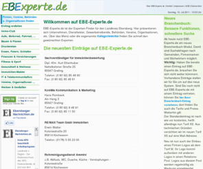 ebe-experte.de: Firmen, Vereine, Behörden u. Organisationen finden: EBE-Experte.de
EBE-Experte.de, der Expertenfinder im Landkreis Ebersberg, präsentiert die EBE-Experten.