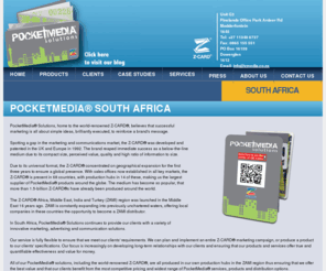 zcardkenya.com: POCKETMEDIA - SOUTH AFRICA
pocketmediasolutions.com - Pocket Media Solutions, home to the world-renowned Z-CARD, 
believes that successful marketing is all about simple ideas, brilliantly executed,