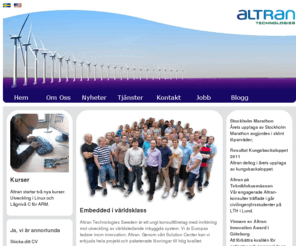 altran-tech.se: Altran Technologies Sweden
Altran Technologies Sweden är ett ungt konsultföretag med inriktning mot utveckling
                                                        av världsledande inbyggda system. Vi ägs av Europas ledare inom innovation, Altran.