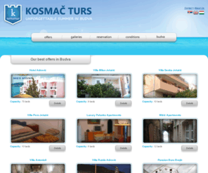 kosmacturs.com: Kosmač Turs | privatni smestaj - Budva
