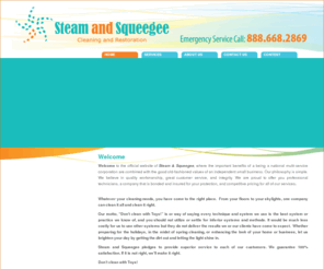 steamandsqueegee.com: Steam and Squeegee | Window Cleaning - Carpet Cleaning
When you need anything cleaned at your home or business there is one company you can call that can do it all and do it right. From fire and water damage to general cleaning we have the tools and traing to exceed your expectations.Our system services include cleaning carpets, upholstery, air ducts, drapes, walls, ceilings, and windows.