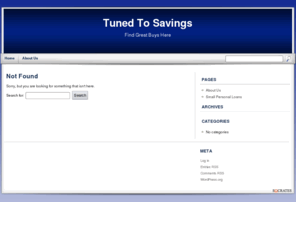 tunedtosavings.com: Tuned To Savings
Find Great Buys Here