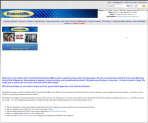 embroidme-abqnw.com: Embroidme of Albuquerque NW
Promotional products, advertising specialties and business gifts. Shop our mall of products that can be imprinted with your company name & logo! Enter to win our drawing!