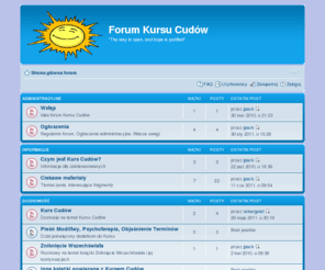 kurscudow-forum.pl: Forum Kursu Cudów • Strona główna forum
