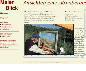 malerblick.com: malerblick.de - Ansichten eines Kronberger Malers
Ansichten eines Kronberger Malers