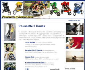 poussette3roues.com: POUSSETTE 3 ROUES
Poussette 3 Roues information , Avoir un bébé en lui-même est une expérience merveilleuse et peut demander aux parents de faire des choix. Il y a toujours la néce