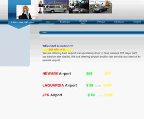 2limo.com: 2LIMO 1 ( 866 ) 982 - 0565 - Home
$39 Newark Airport $59 LGA $69 JFK  taxi cab limousine service airport car service 