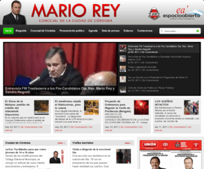mariorey.com.ar: Mario Rey : Concejal de la ciudad de Córdoba y precandidato a intendente 2011
Concejal de la ciudad de Córdoba