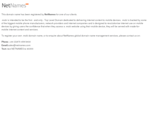 reedglobal.mobi: NetNames .mobi Domain
