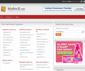 bizdocx.com: Free Business Documents & Letters
Bizdocx will provide the thousands of free business and personnel documents and letters