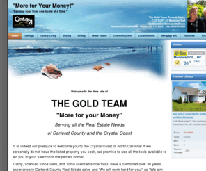 toniaglasgow.com: Serving Home Buying and Selling Needs in Carteret County and the Crystal Coast
Professional real estate agent with access to MLS listings and homes for sale.  Buy homes and condos in Atlantic Beach