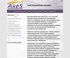 axes.biz.pl: Biuro Rachunkowe Axes Szczecin
Usługi ksiegowe i windykacyjne.