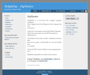 delphizip.org: DelphiZip – ZipMaster
