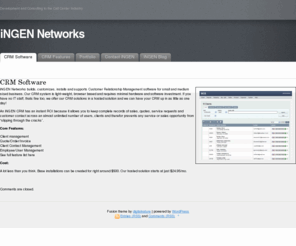 ingen-networks.com: iNGEN Networks
Web based software development with a focus on Customer Relationship Management and business processes.
