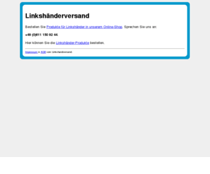 xn--linkshnderversand-vqb.de: Linkshänderversand - Versand für Linkshänder Produkte
Linkshänderversand ist ein Service vom Linkshandversand