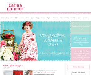 carinagardner.com: Fabric and Paper Designer Carina Gardner's Blog
This is a blog for anyone who needs a little inspiration in their life! I try to write about things that inspire me, places I've been, books I've read...it's all about design and the design of our lives. Look for me doing the Artist's Way, Quick Fixes, Scrapbooking, and Graphic Design Lessons.