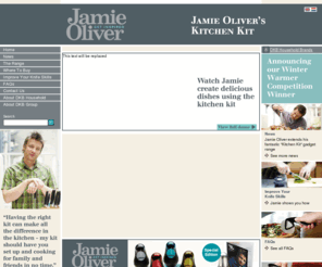 jamieoliverskitchenkit.com: Jamie Oliver's Kitchen Kit
Jamie Oliver's Kitchen Kit