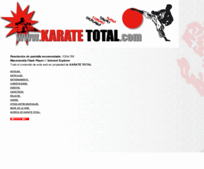 karatetotal.com: KarateTotal
web en castellano sobre karate: artículos, enclaces, fotos...