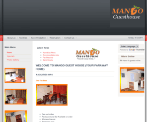 mangoguesthouse.com: Welcome to Mango Guest House (Your Faraway home)
Mango Guest House Ongwediva Namibia! - Your faraway Home