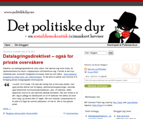 politikkdyr.no: Det politiske dyr
En blogg om politikk, samfunn og litt til av Sverre Midthjell. Sosialdemokratisk orientert, stemmer Arbeiderpartiet.