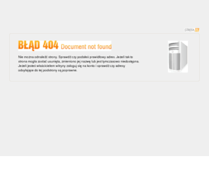 beniamin.net: Strefa.pl - Komunikat - Błąd 404 document not found
