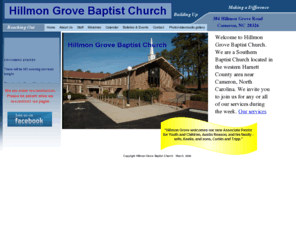 hillmongrove.org: Hillmon Grove Baptist Church
Hillmon Grove Baptist Church is located in Cameron, NC.