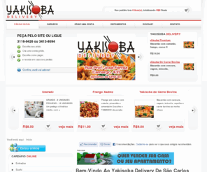 yakisobadelivery.com: Bem-vindo ao Yakisoba Delivery de São Carlos
Yakisoba Delivery - Especializada em culinária oriental, aqui você poderá pedir e saborear deliciosas iguarias, como yakisoba, sushi, hosomaki, uramaki, makizushi, california e muitas outras novidades.