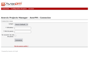 avercis.net: Online Project Management
Groupware module. Manage web projects with team collaboration, users management, tasks and projects tracking, files approval tracking, project sites clients access, customer relationship management.