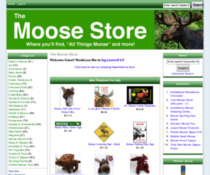 bamoose.com: The Moose Store
The Moose Store :  - Clothing Stuffed Moose Toys Houseware CDs and DVDs Books Gift Baskets Health & Beauty Holidays Cards, Stationery & Calendars Art Snacks & Food Collectibles Magnets Mugs & Glasses Moose Mounts Kitchenware Jewelry & Accessories Pet Supplies Automotive Socks & Slippers Baby Items Adopt a Moose Mad Gab's Hardware Sporting Goods Games & Puzzles Novelties & Toys Decals & Stickers ecommerce, open source, shop, online shopping