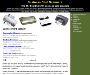 businesscardscanner4you.com: Business Card Scanner
Business card scanner will help you to scan a lot of business cards for a few minutes and save results in one of popular managers of contacts, such as Outlook etc.