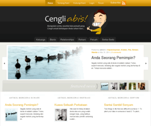 cengliabis.com: CengliAbis.com
Kumpulan Nasehat, Artikel, Pengalaman, dan Petuah yang Cengli Untuk Kehidupan Anda