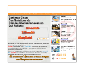 codimexcam.net: CODIMEX : Solutions fax, email, Marketing
