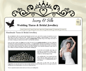 ivorytiaras.com: Wedding Tiaras and Bridal Jewellery Sets at Ivory and Silk
Handmade Wedding Tiaras and Bridal Jewellery Sets from Ivory and Silk Jewellers