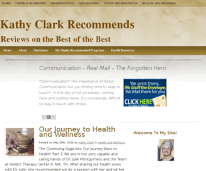 kathyclarkrecommends.com: Kathy Clark Recommends
Kathy Clark Recommends, Discover the Best Resources