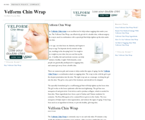 velformchinwrap.com: Velform Chin Wrap Review - Buy Velform Chin Wrap
Get Rid of Loose Skin for good with the velform chin wrap.  Sagging skin is tightened with this amazing chin wrap