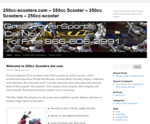 250cc-scooters.com: 250cc Scooters
250cc Scooters Online