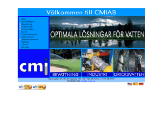 cmiab.com: CMIAB
Optimala lösningar för vatten