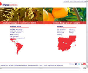 linguaschools.fr: Cours d'espagnol en Espagne  - Ecoles d'espagnol Amérique Latine
Cours d'espagnol en Espagne Barcelone Grenade Valence Madrid Ecoles d'espagnol Buenos Aires Peru