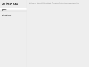aliihsanata.com: Ali İhsan ATA
