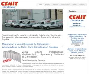 cenitclimatizacion.com: Cenit Climatización, Aire Acondicionado, Calefacción, Ventilación, Refrigeración, Mantenimiento, Instalacción, Reparación. Granada, España.
Cenit Climatización, Aire Acondicionado, Calefacción, Ventilación, Refrigeración, Mantenimiento, Instalacción y Reparación.