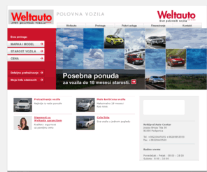 weltauto.me: Weltauto berza polovnih vozila
Rokšped d.o.o., ,weltauto