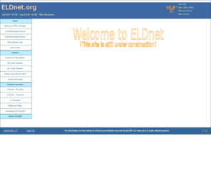 eldnet.org: ELDnet - Home
ELDnet Weather Station is a private weather station that
		  provides weather information for the Endeavour Hills, Vic. area including Live Weather, Forecats, Alerts and Historical Weather Information.