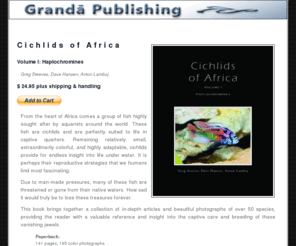 grandapublishing.com: Granda Publishing
Publisher of aquarium literature, dealing primarily with the family Cichlidae.