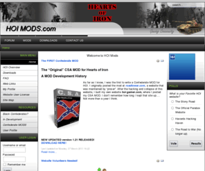 hoi-mods.info: Welcome to HOI Mods
Hearts of Iron Gaming and modding website