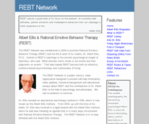 rebtnetwork.org: REBT Network: Albert Ellis | Rational Emotive Behavior Therapy
The works of Dr. Albert Ellis and the theory and practice of Rational Emotive Behavior Therapy (REBT).