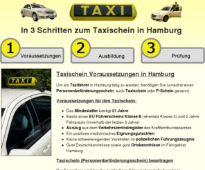 taxischein.info: Taxischein Voraussetzungen in Hamburg
Taxischein Hamburg