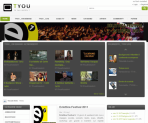 tyou.it: TYOU - La Tua Webtv!
Tyou - La tua WebTv